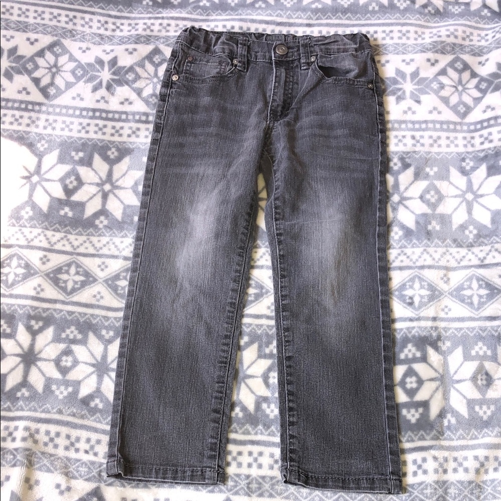 Kids' Gray Washed Jeans – Comfortable Everyday Denim